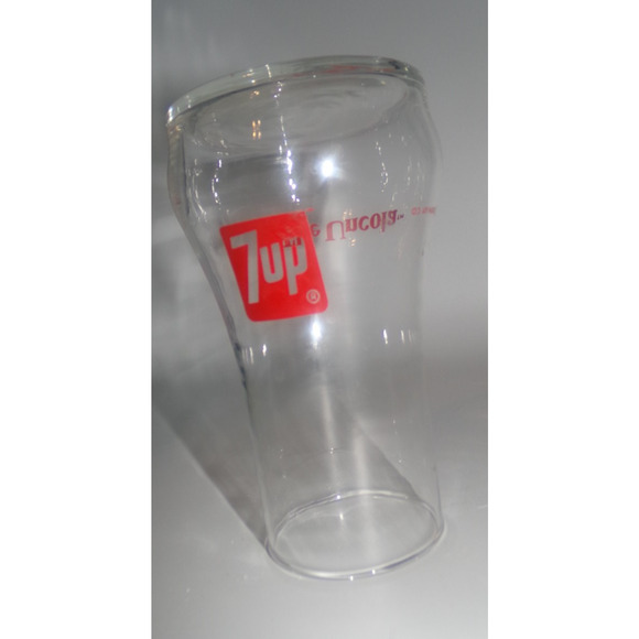 70s 7UP Glass THE UNCOLA Collectible Upside Down Drinking Glass Vintage 1970s - Picture 10 of 15